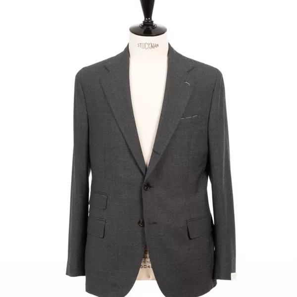 De Petrillo Anzug „Sartorial Business-Class" Aus Reiner Wolle Handgefertigt* Anzugjacke