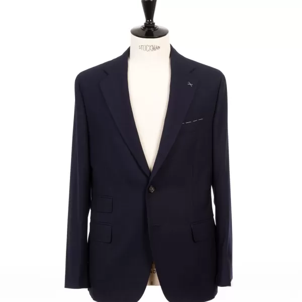 De Petrillo Anzug „Sartorial Business-Class" Aus Reiner Wolle Handgefertigt* Anzugjacke