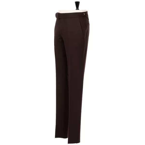 Cesare Attolini Braune Hose „Limited Fox Flannel" Aus Englischer Wolle Reine Handarbeit* Hose