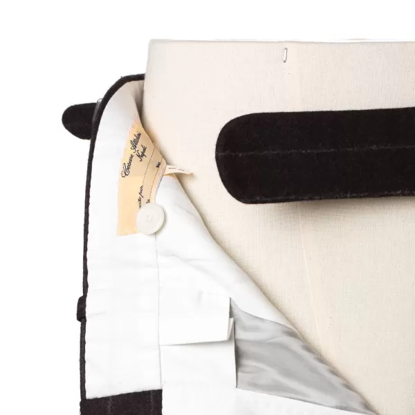 Cesare Attolini Brauner Anzug „Chalk Stripe" Aus Englischer Wolle Fox Heritage Flannel* Anzugjacke