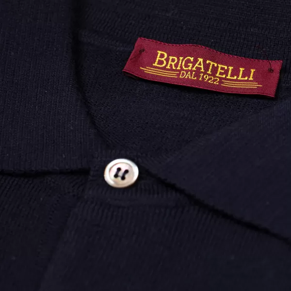 Brigatelli seit 1922 Brigatelli Dal 1922 Per Michael Jondral: Gestricktes Poloshirt Aus Feinstem M* Strickwaren