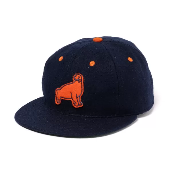 Sonderangebote X MJ Ebbets Field Flannels X Mj: „San Francisco Seals 1940" Wollflanell-Ba* Hüte