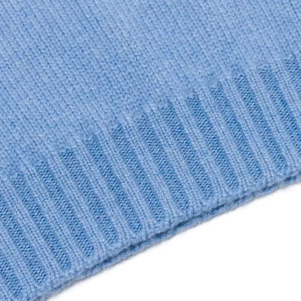 Fedeli Exklusiv Bei Michael Jondral: Azure Blue Scottish 4-Ply Cashmere Turtl* Strickwaren