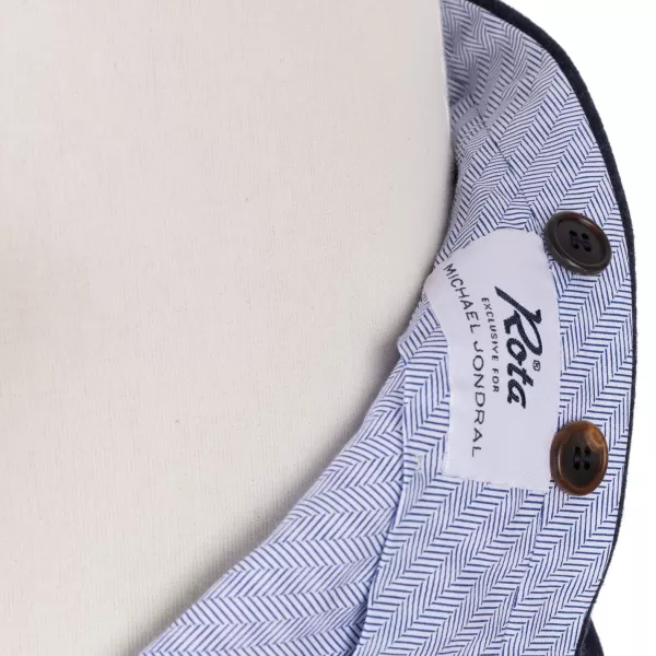 Rota Sartorial Exklusiv Bei Michael Jondral: Blaue Flanellhose Aus Reiner Wolle Rota Sart* Hose