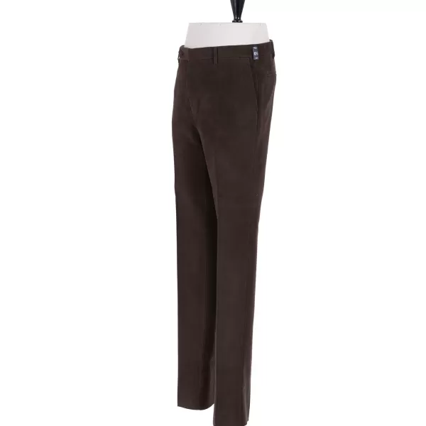 Rota Sartorial Exklusiv Bei Michael Jondral: Dunkelbraune Hose Aus Englischer Baumwolle Mo* Hose