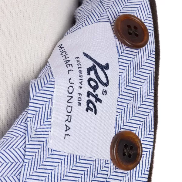 Rota Sartorial Exklusiv Bei Michael Jondral: Dunkelbraune Hose Aus Englischer Baumwolle Mo* Hose