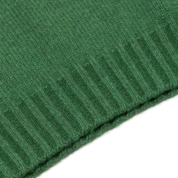 Fedeli Exklusiv Bei Michael Jondral: Gruner Schottischer Rollkragenpullover Aus 4-Lagigem Kaschmir* Strickwaren
