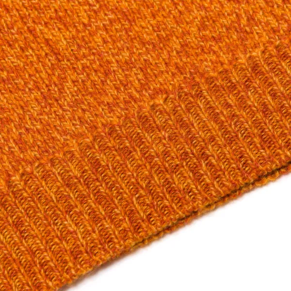Fedeli Exklusiv Bei Michael Jondral: Orange Scottish 3-Ply Mouline Cashmere S* Strickwaren