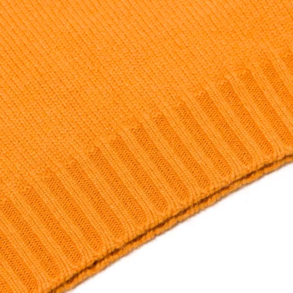 Fedeli Exklusiv Bei Michael Jondral: Orangefarbener Schottischer 4-Lagiger Kaschmir-Turtlenec* Strickwaren