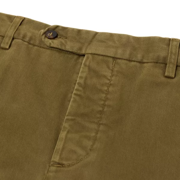 Rota Sport Exklusiv Bei Michael Jondral: Winter-Chino Aus Olivgrunem Baumwollmix Ro* Hose