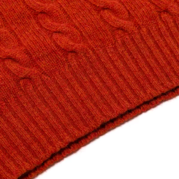 William Lockie Exklusiv Bei Mj: Pullover „Crew Cable-Rib" Aus Reiner Geelong-Lammwolle 3-Lagig* Strickwaren