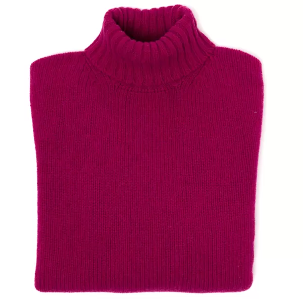 William Lockie Exklusiv Bei Mj: Rollkragenpullover „Alain Rollneck" Aus 4-Lagigem Geelong Lam* Strickwaren