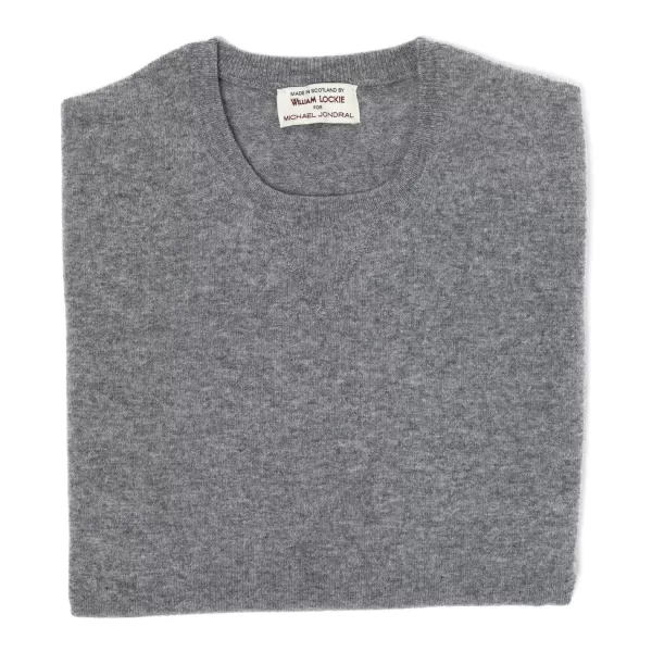 William Lockie Exklusiv Bei Mj: Vintage-Pullover Mit Rundhalsausschnitt Aus Reinem Super-Geelong-Lammleder* Strickwaren