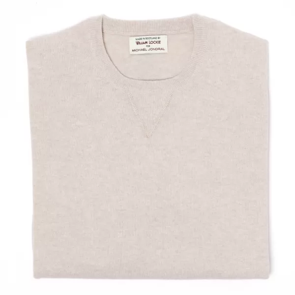 William Lockie Exklusiv Bei Mj: Vintage-Pullover Mit Rundhalsausschnitt Aus Reinem Super-Geelong-Lammleder* Strickwaren