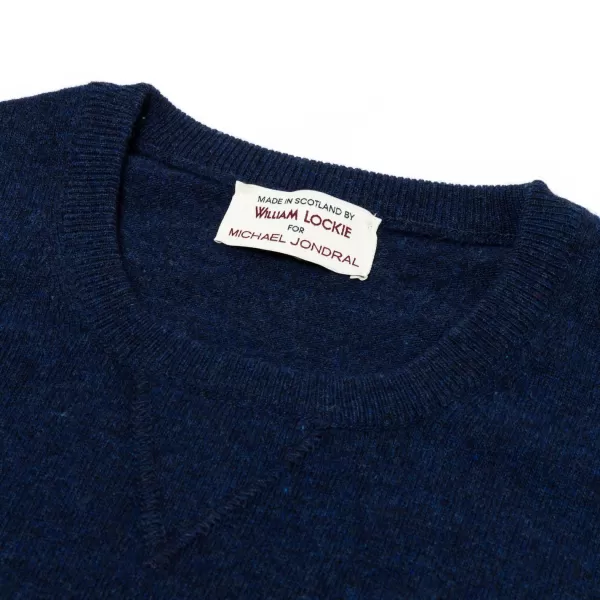 William Lockie Exklusiv Bei Mj: Vintage-Pullover Mit Rundhalsausschnitt Aus Reinem Super-Geelong-Lammleder* Strickwaren