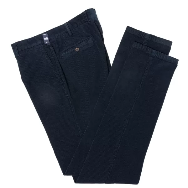 Rota Sport Exklusiv Fur Michael Jondral: Dunkelblaue Feincordhose In „Prewa".* Hose