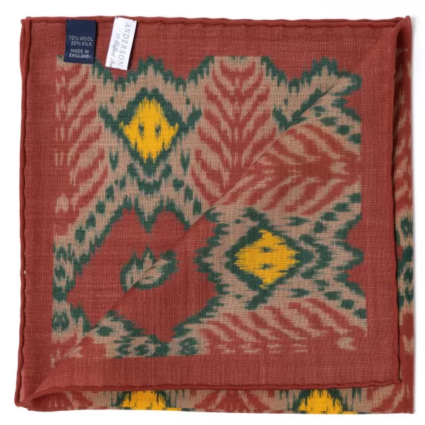 Anderson u0026 Sheppard Exklusiv Fur Michael Jondral: Einstecktuch „Colored Ikat" Aus* Taschentücher