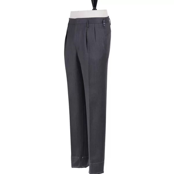 Rota Sartorial Exklusiv Fur Michael Jondral: Graue Hose „Hollywood" Mit Zwei Pleas* Hose