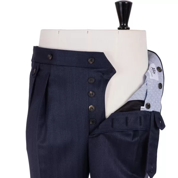 Rota Sartorial Exklusiv Fur Michael Jondral: Hose „New York" Mit Zwei Falten R* Hose