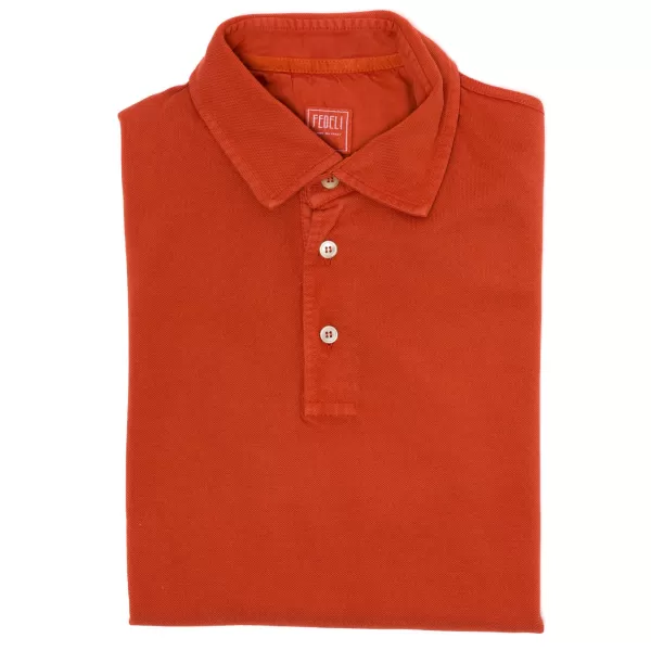 Fedeli Exklusiv Fur Michael Jondral: Longsleeve-Polo „North" Aus Reiner Giza-* Poloshirts Langarm