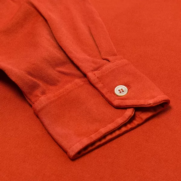 Fedeli Exklusiv Fur Michael Jondral: Longsleeve-Polo „North" Aus Reiner Giza-* Poloshirts Langarm