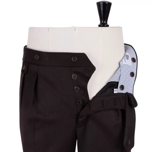 Rota Sartorial Exklusiv Fur Michael Jondral: „New York"-Hose Mit Zwei Falten -* Hose