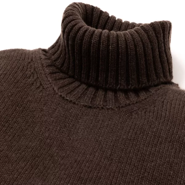 Fedeli Exklusiv Fur Michael Jondral: Rollkragenpullover In Kakaobraun Von Made O* Strickwaren