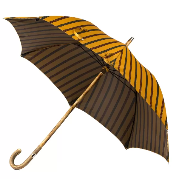 Maglia Gestreifter Stockschirm „Lord" Mit Griff Aus Eschenholz Natur Purely H* Regenschirme
