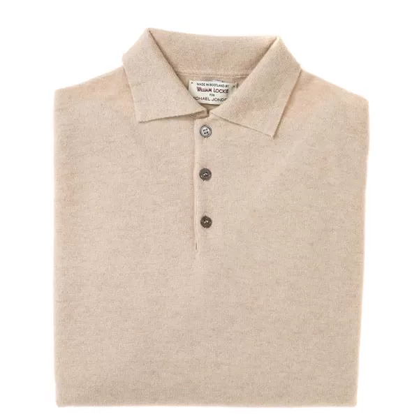 William Lockie Gestricktes Polo „Oxton Sportshirt" Aus Feinem Schottischem 1-Lagigem Kaschmir* Strickwaren