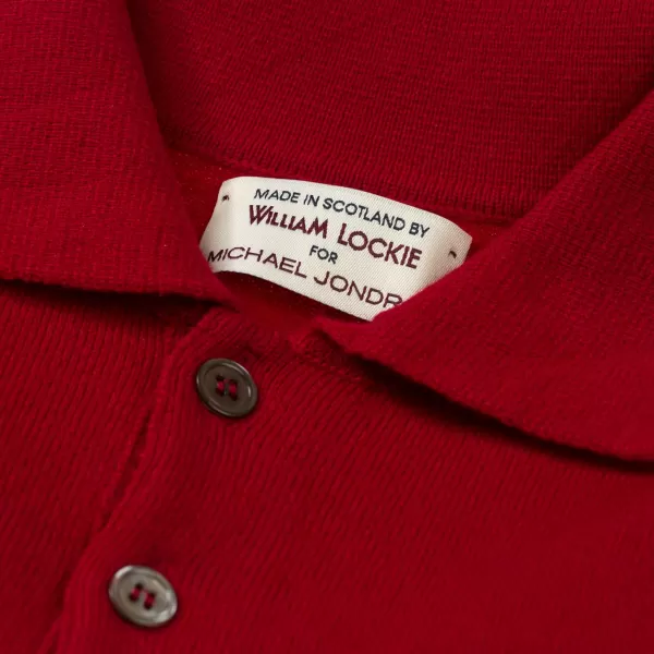 William Lockie Gestricktes Polo „Oxton Sportshirt" Aus Feinem Schottischem 1-Lagigem Kaschmir* Strickwaren