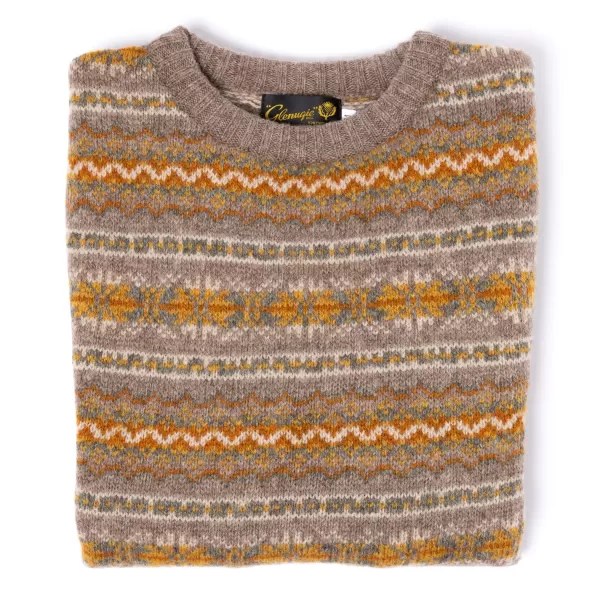Glenugie Exclusive X Mj: Pullover „Fairisle Roundneck Jumper" Aus Reiner Wolle* Strickwaren