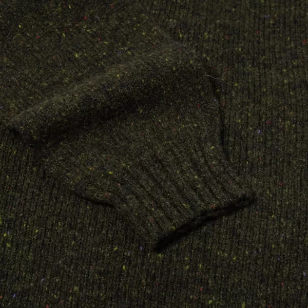 Glenugie X Mj: Pullover „Donegal Polo Jumper" Aus Reiner Wolle Supersoft Lam* Strickwaren