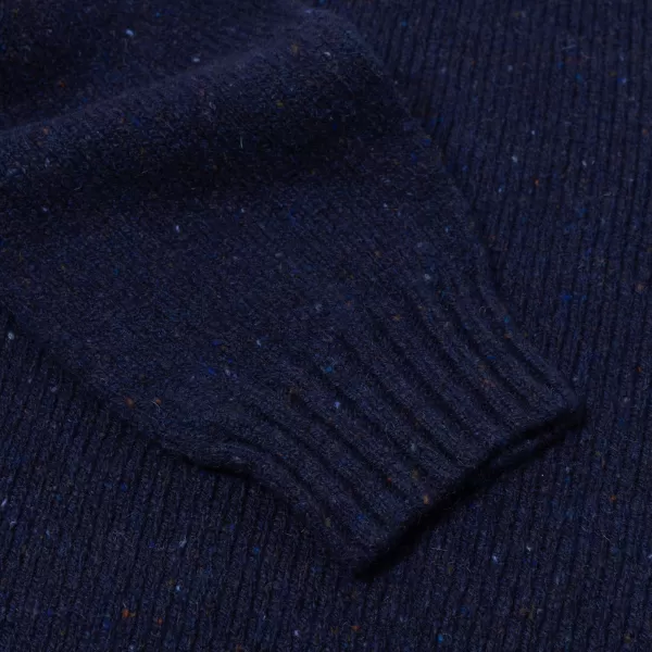 Glenugie X Mj: Pullover „Donegal Polo Jumper" Aus Reiner Wolle Supersoft Lam* Strickwaren