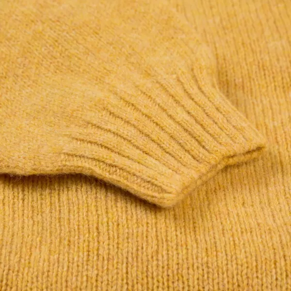 Glenugie X Mj: Pullover „Round Jumper" Aus Reiner Wolle Pure Soft Sh* Strickwaren