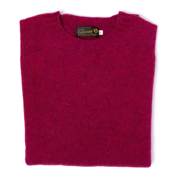 Glenugie X Mj: Rundpullover Aus Reiner Wolle Reiner, Weicher Shetland-Stoff* Strickwaren