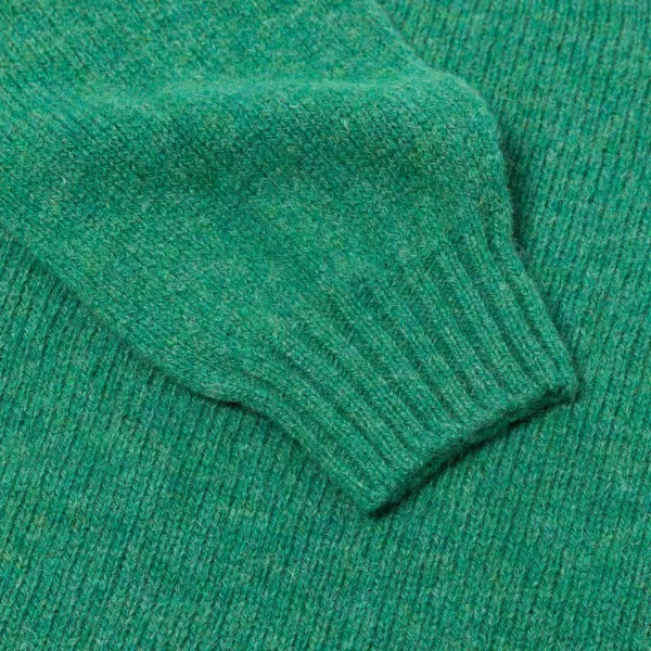 Glenugie X Mj: Rundpullover Aus Reiner Wolle Reiner, Weicher Shetland-Stoff* Strickwaren