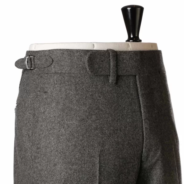 Cesare Attolini Grauer Anzug „Flanella Pipi" Aus Englischer Wolle Von Fox Brother'S Pure* Anzugjacke