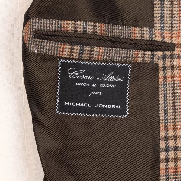 Cesare Attolini Jacke „Terra Di Galles" Aus Kaschmir Und Seide Reine Handarbeit* Anzugjacke