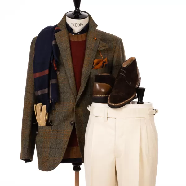 Cesare Attolini Limited Edition: Jacke „Luxury Hunter" Aus Reiner Wolle Von Fox Bro* Anzugjacke