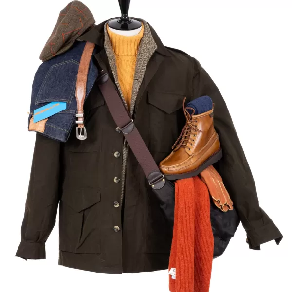 Justo Gimeno Limited Edition X Mj: Hemd-Jacke „Shooting-Teba" Aus Original Harris-T* Teba + Hemdjacken