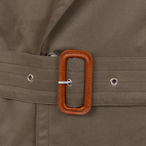 Justo Gimeno Limited Edition X Mj: Mäntel „Hemingway Trench Coat" Aus Reiner Baumwolle* Mäntel