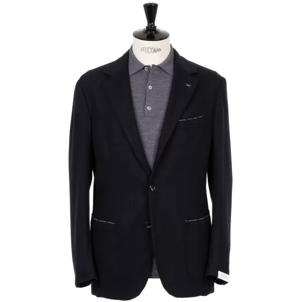 De Petrillo Lusso Moderno Jacke Aus Wollmischung Von Ferla - Handm* Anzugjacke