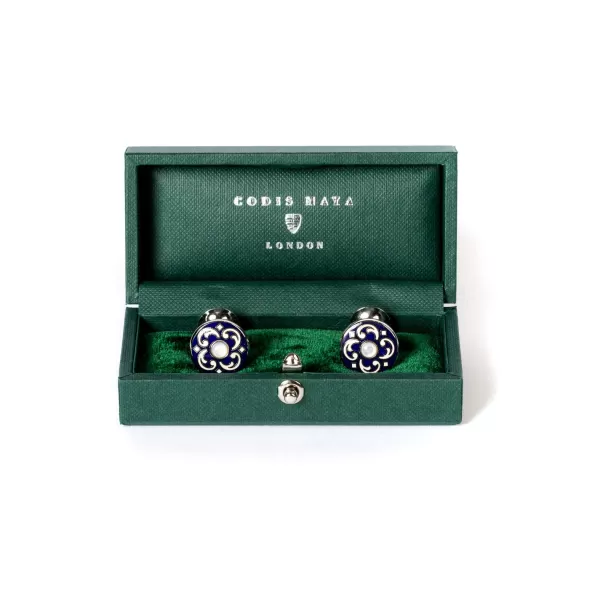 Codis Maya Manschettenknöpfe „Navy Perser"* Manschettenknöpfe Und Schmuck