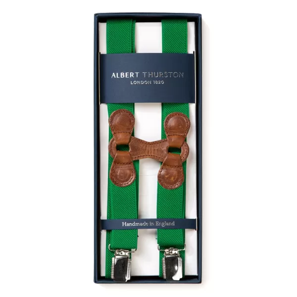 Albert Thurston May Green Elastische Hosentrager „Infinity" Mit Clips* Zahnspange