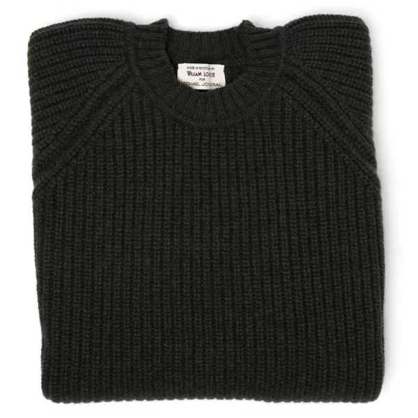 William Lockie Moosgruner Pullover Aus Reiner Lammwolle „Joss Earl" 8-Lagig* Strickwaren