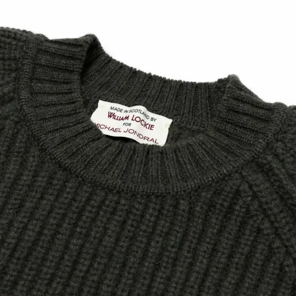 William Lockie Moosgruner Pullover Aus Reiner Lammwolle „Joss Earl" 8-Lagig* Strickwaren