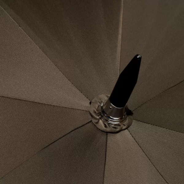 Maglia Olive-Colored Sporty Umbrella With Hand-Sewn Leather Handle* Regenschirme