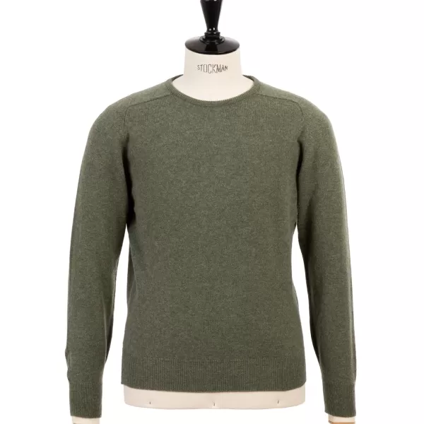 William Lockie Pullover „Leven Crew" Aus Reiner Geelong-Lammwolle 2-Lagig* Strickwaren