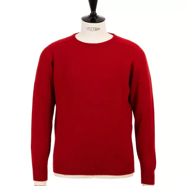 William Lockie Pullover „Leven Crew" Aus Reiner Geelong-Lammwolle 2-Lagig* Strickwaren