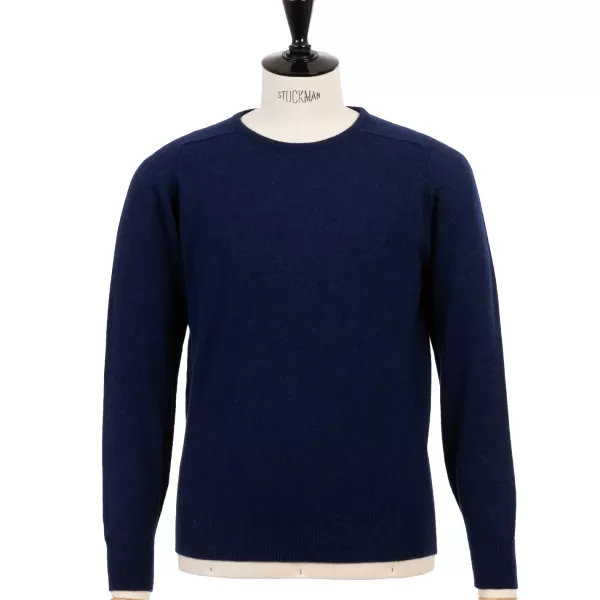 William Lockie Pullover „Leven Crew" Aus Reiner Geelong-Lammwolle 2-Lagig* Strickwaren
